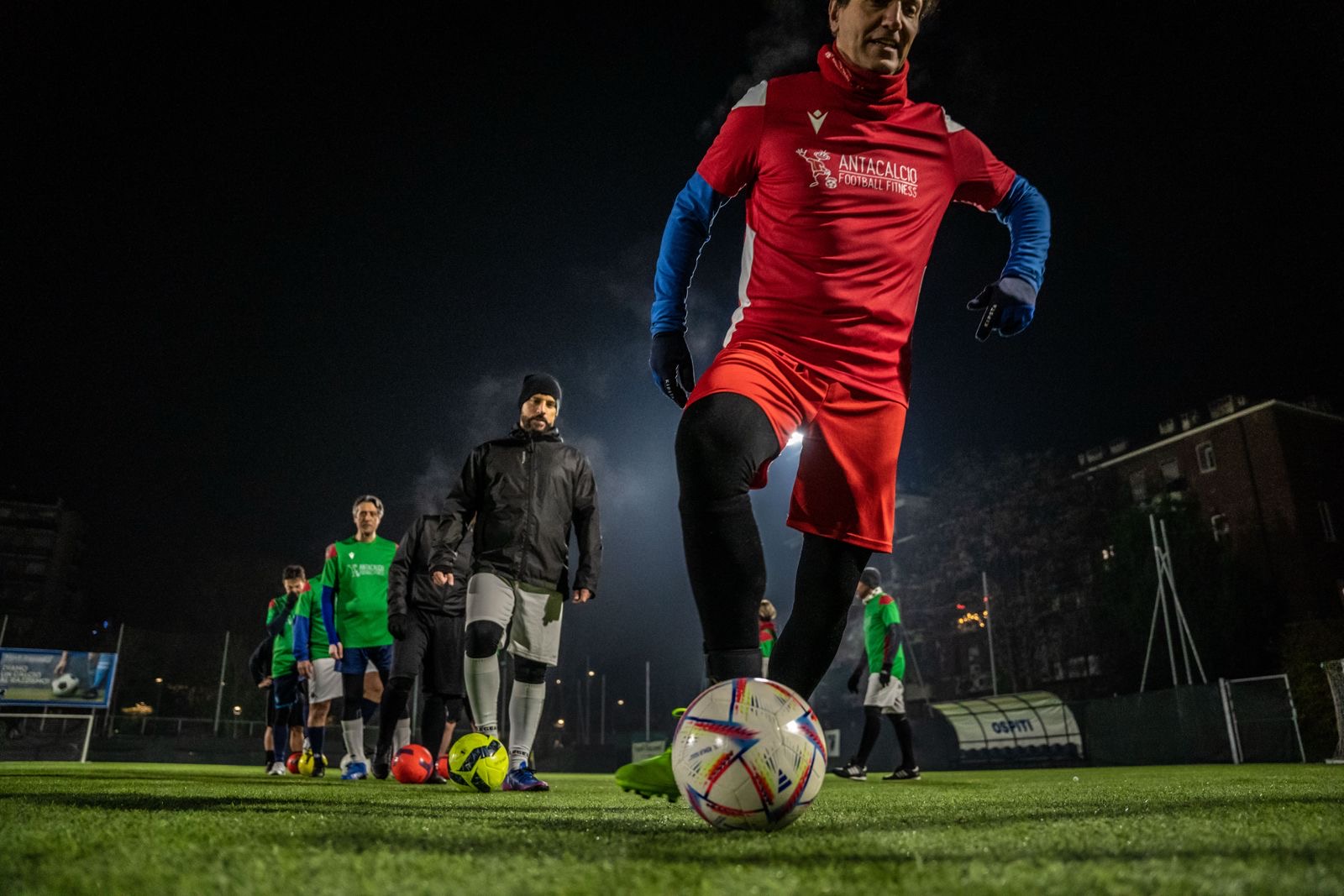 Allenamento serale Antacalcio Football Fitness